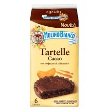 Mulino Bianco Tartelle Cacao con mermelada de albaricoques 288gr